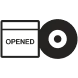 Open Displayed (Record to the right of the sleeve)